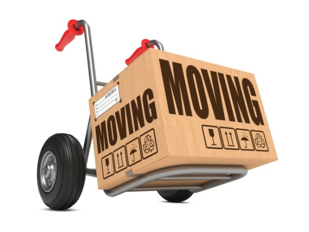 Apartments For Rent in Katy TX, Oak Park Apartments A moving truck transporting a cardboard box.