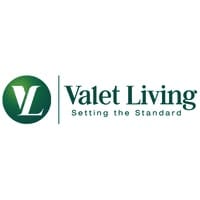Apartments For Rent in Katy TX, Oak Park Apartments The Valet Living logo is featured on a white background.