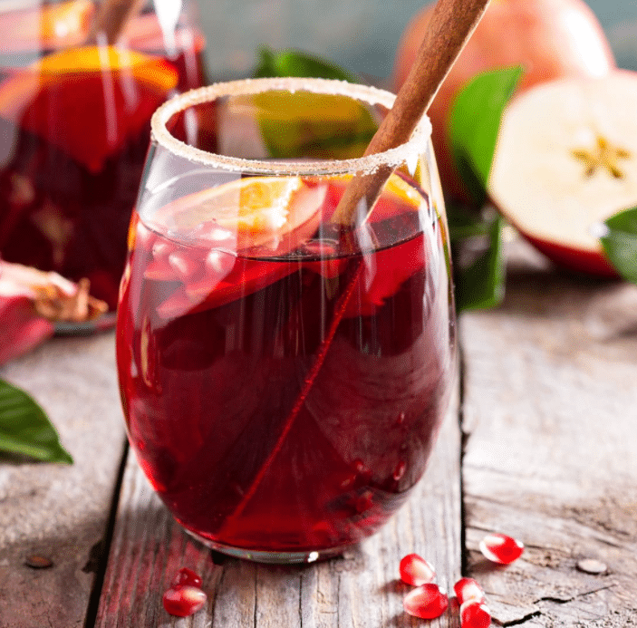 Apartments For Rent in Katy TX, Oak Park Apartments Enjoy a refreshing glass of pomegranate sangria garnished with a cinnamon stick at Oak Park Apartments in Katy, TX.